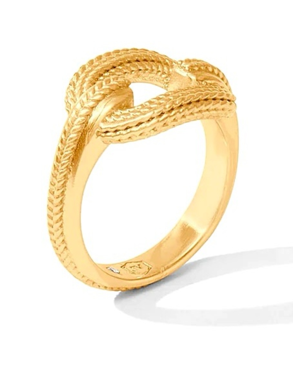 NEW! Julie Vos Gold Cheval Ring NWT - Picture 3 of 9